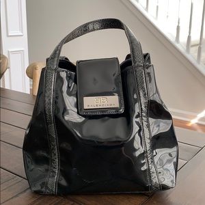 Vintage Patent Leather Balenciaga Top Handle Bag